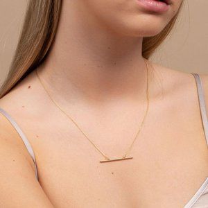 Uncommon James Gold Raise the Bar Necklace